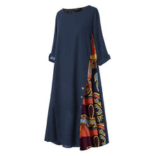 Load image into Gallery viewer, Patchwork Line Dress