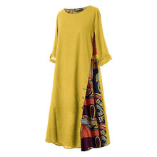 Load image into Gallery viewer, Patchwork Line Dress